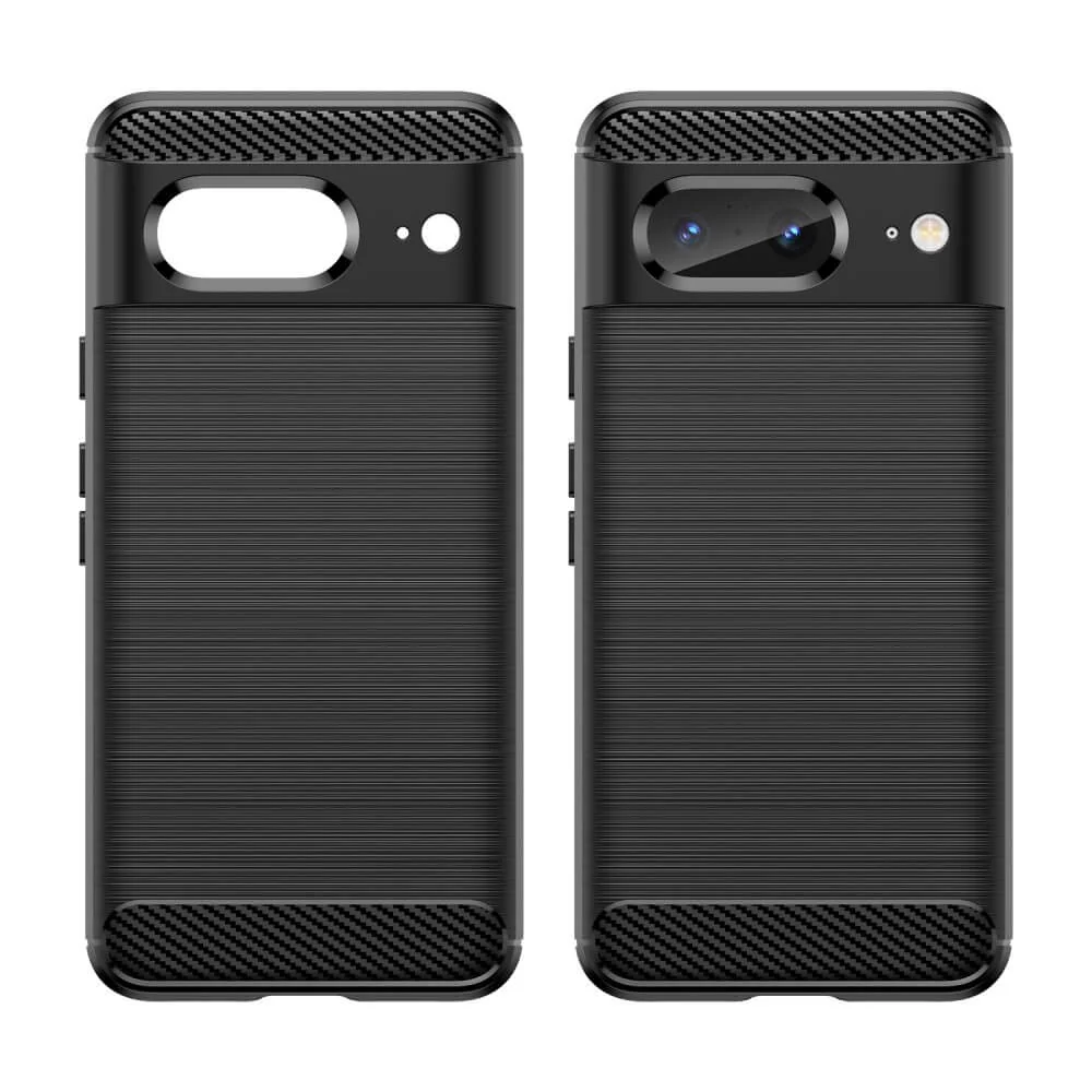 Google Pixel 8 - Metall Carbon Look Hülle - Image 3