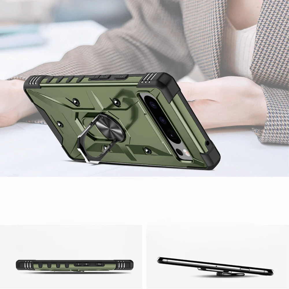 Google Pixel 8 Pro - Armor Case Mit Kickstand - Image 22
