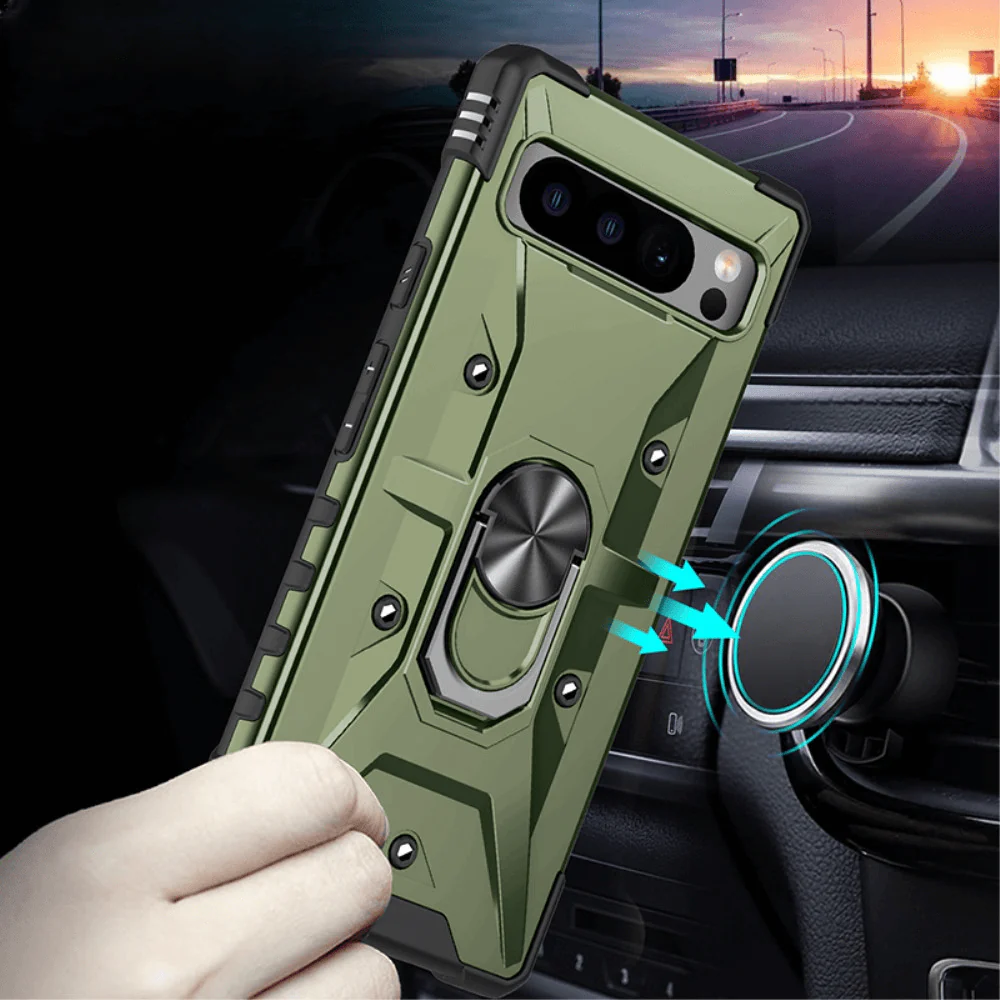 Google Pixel 8 Pro - Armor Case Mit Kickstand - Image 23