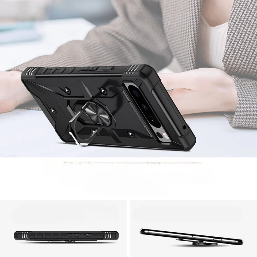 Google Pixel 8 Pro - Armor Case Mit Kickstand - Image 4
