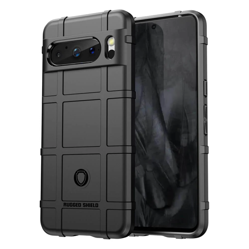 Google Pixel 8 Pro - Backcase Shield Schwarz