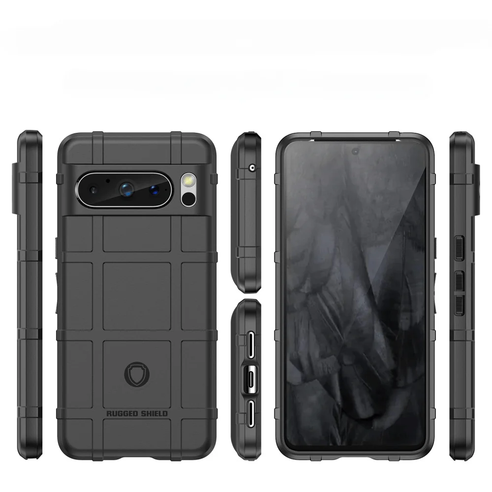 Google Pixel 8 Pro - Backcase Shield Schwarz - Image 2