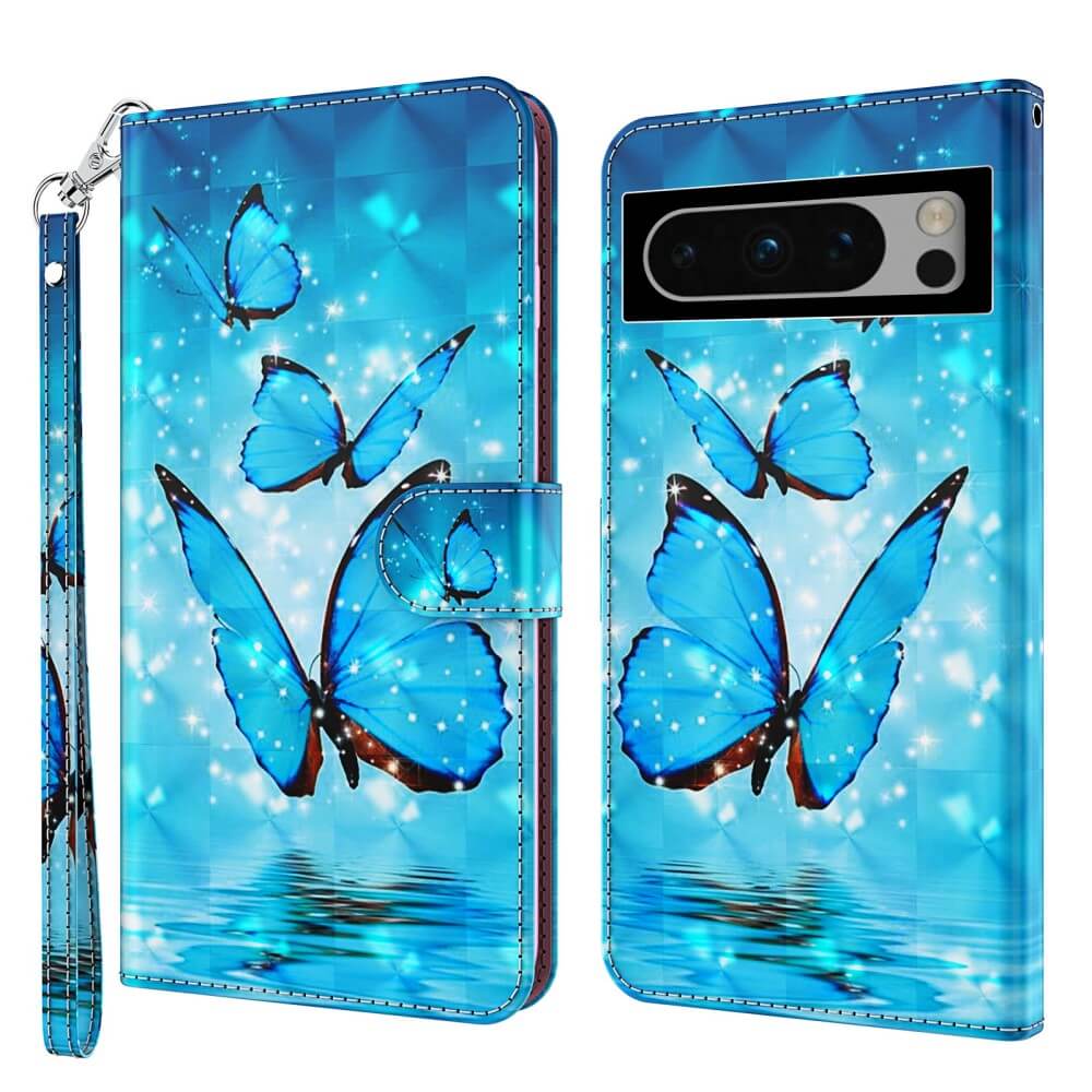 Google Pixel 8 Pro - Etui Glitzer Effekt