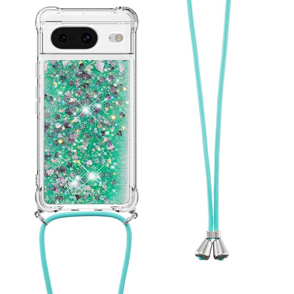 Google Pixel 8 Pro - Glitzer Hülle Mit Umhängeband - Image 19