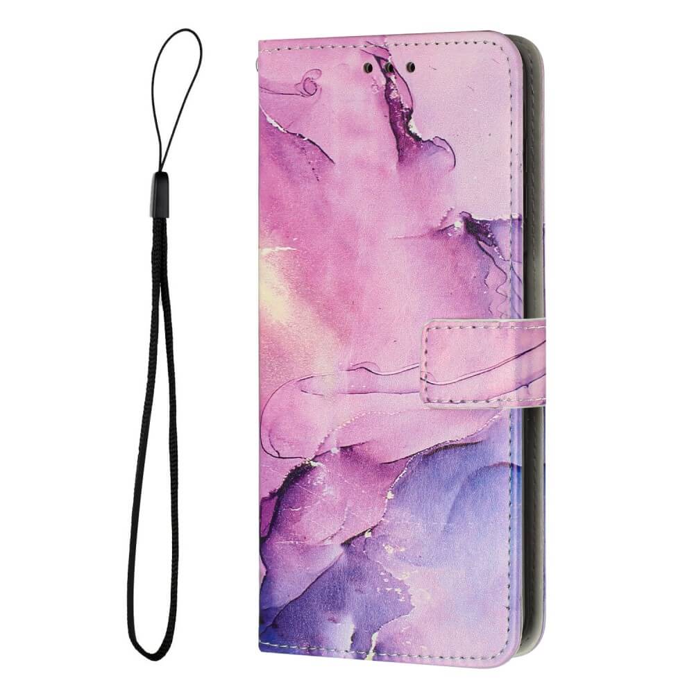 Google Pixel 8 Pro - Leder Etui Hülle Marble - Image 5