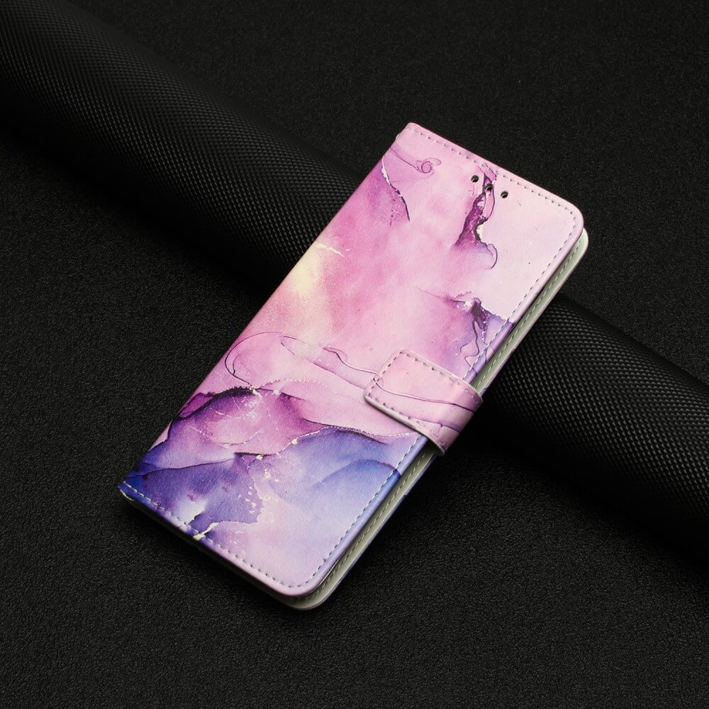 Google Pixel 8 Pro - Leder Etui Hülle Marble - Image 6