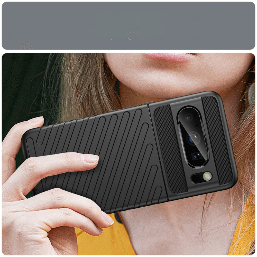 Google Pixel 8 Pro - Textur Gummi Hülle - Image 9