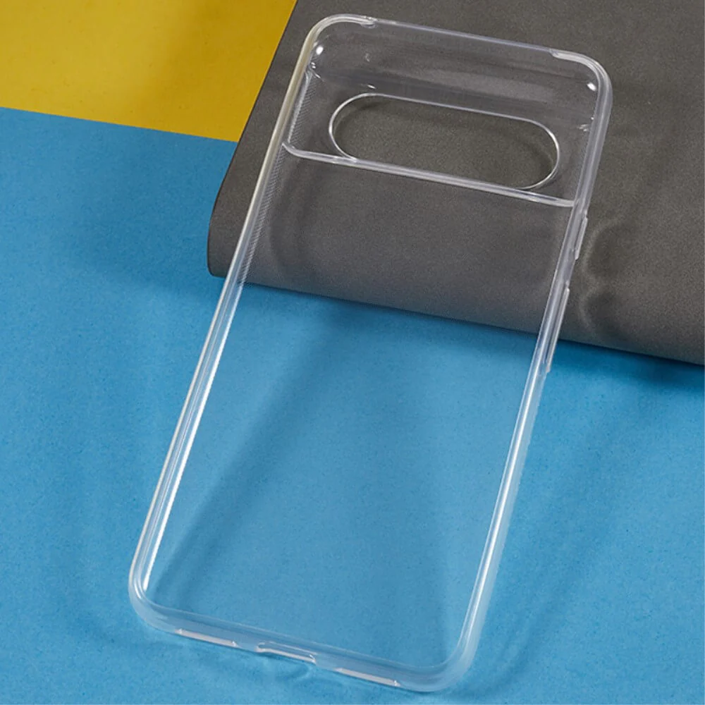 Google Pixel 8 - Silikon Gummi Case Transparent - Image 5