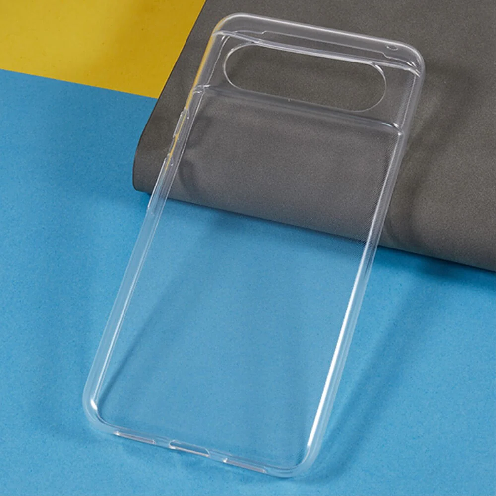Google Pixel 8 - Silikon Gummi Case Transparent - Image 6