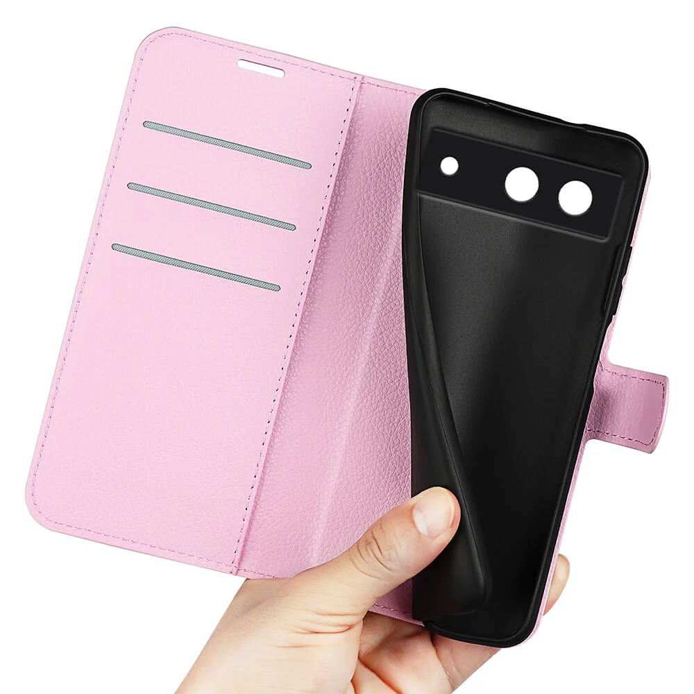 Google Pixel 8a - Leder Etui Hülle - Image 16