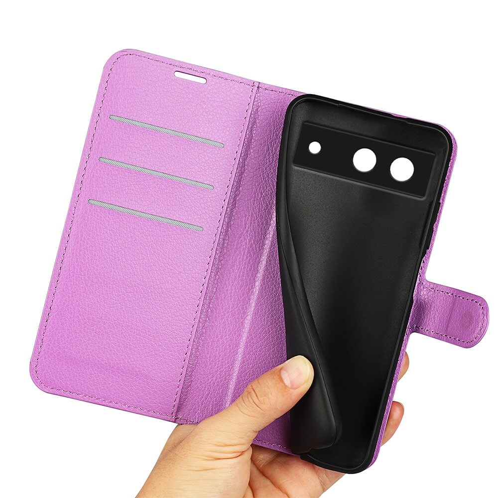 Google Pixel 8a - Leder Etui Hülle - Image 46