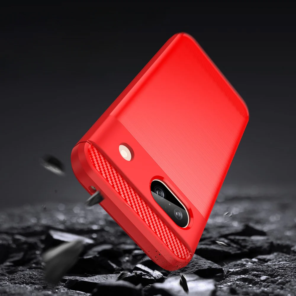 Google Pixel 8a - Metall Carbon Look Hülle - Image 10