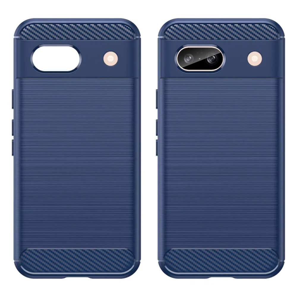 Google Pixel 8a - Metall Carbon Look Hülle - Image 12