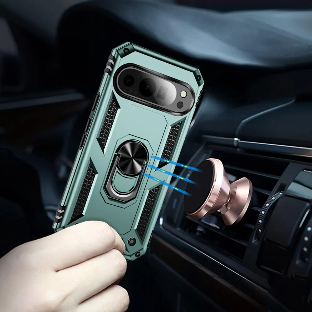 Google Pixel 9 / 9 Pro - Armor Case mit Kickstand - Image 28
