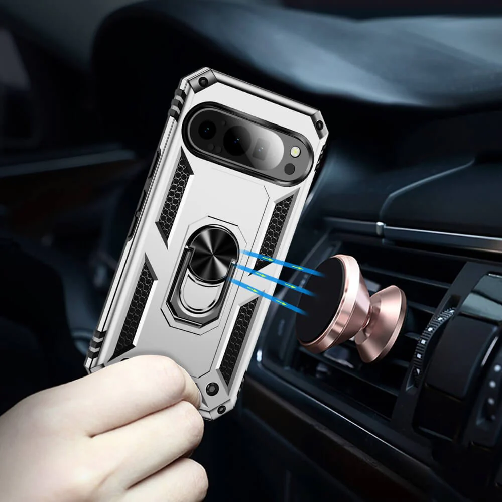 Google Pixel 9 / 9 Pro - Armor Case mit Kickstand - Image 33