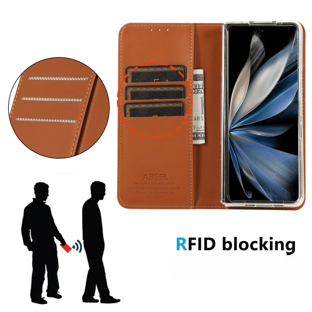 Google Pixel 9 Pro Fold - ABEEL Flip Case mit RFID Blocker - Image 16