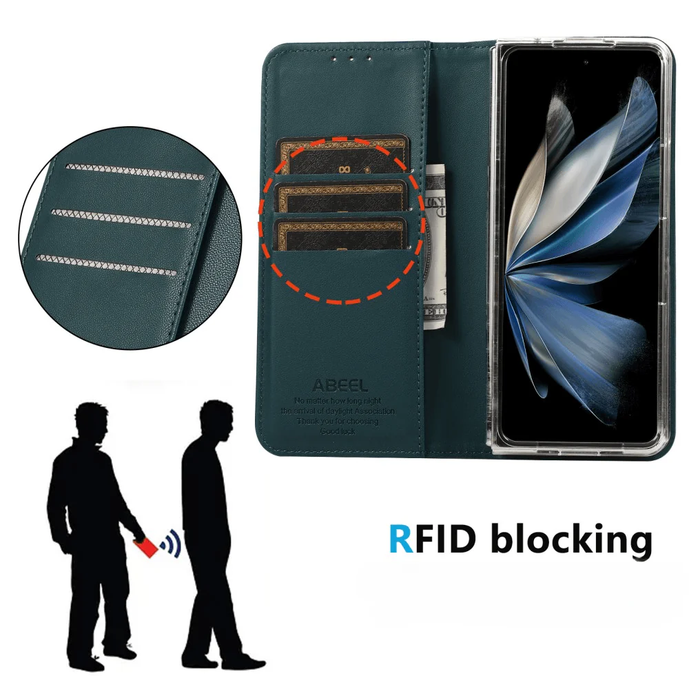 Google Pixel 9 Pro Fold - ABEEL Flip Case mit RFID Blocker - Image 23
