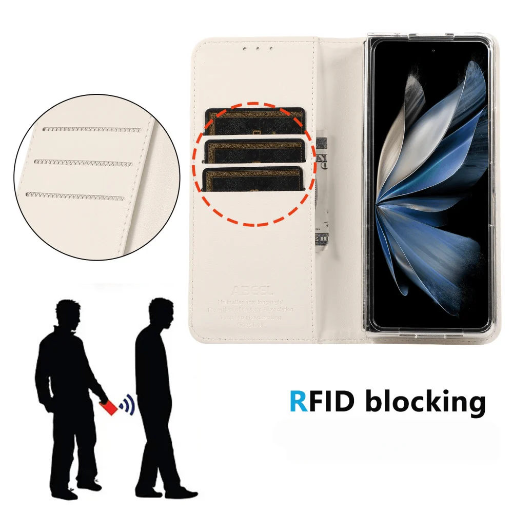 Google Pixel 9 Pro Fold - ABEEL Flip Case mit RFID Blocker - Image 29