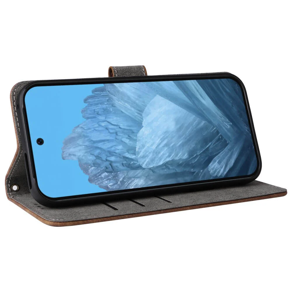 Google Pixel 9 / 9 Pro - Ledertasche mit RFID Blocker - Image 28