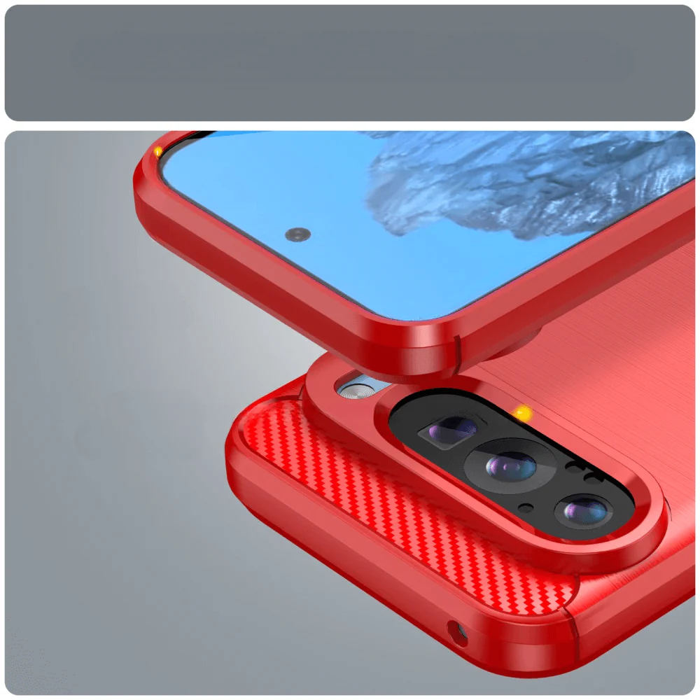 Google Pixel 9 / 9 Pro - Metall Carbon Look Hülle - Image 10
