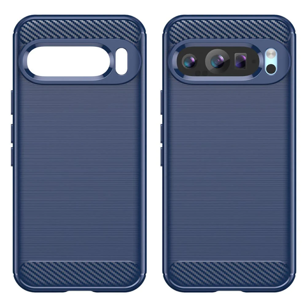 Google Pixel 9 / 9 Pro - Metall Carbon Look Hülle - Image 13
