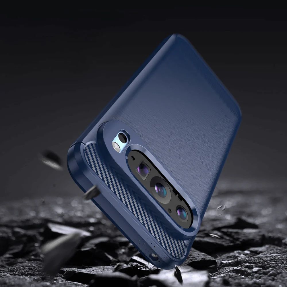 Google Pixel 9 / 9 Pro - Metall Carbon Look Hülle - Image 14