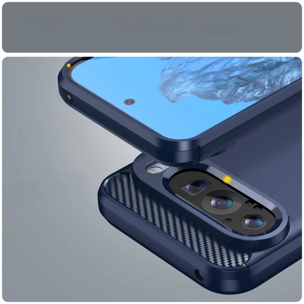Google Pixel 9 / 9 Pro - Metall Carbon Look Hülle - Image 16