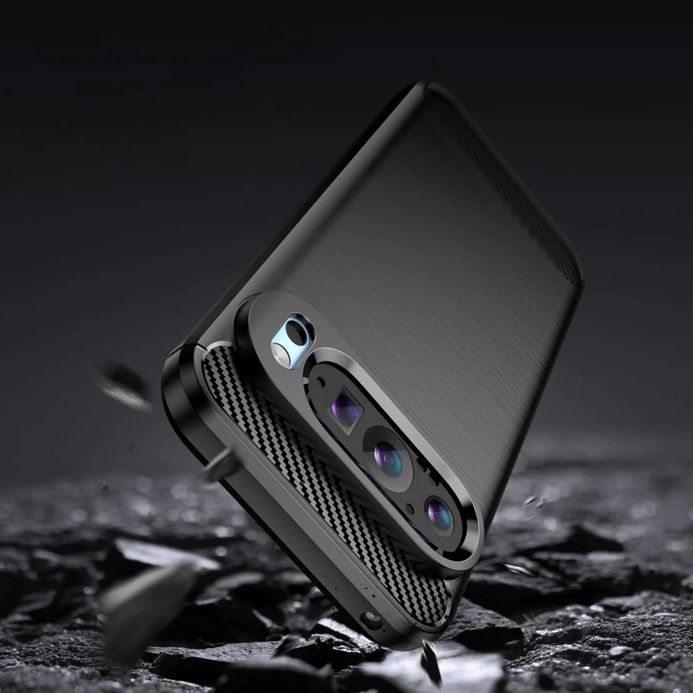 Google Pixel 9 / 9 Pro - Metall Carbon Look Hülle - Image 5