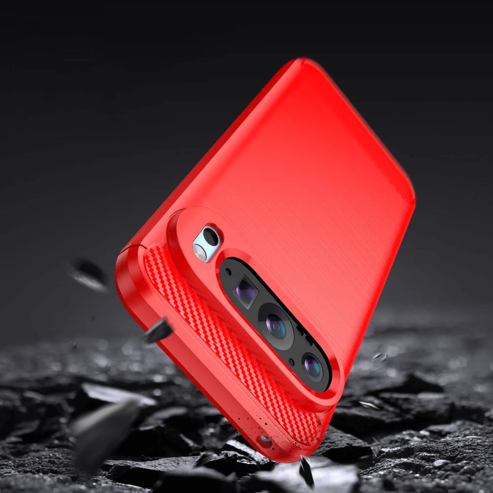 Google Pixel 9 / 9 Pro - Metall Carbon Look Hülle - Image 9