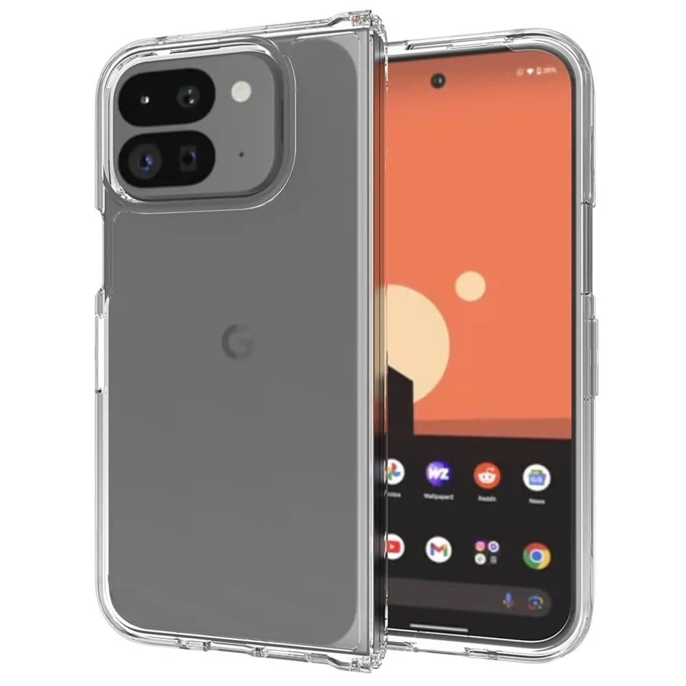 Google Pixel 9 Pro Fold - Schützende Acryl-Handyhülle mit erhöhtem Rand - Image 2