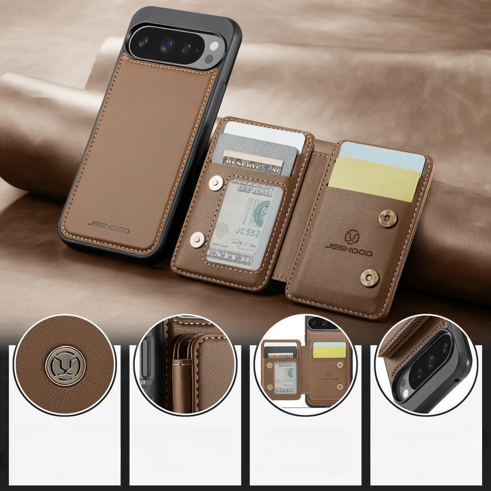 Google Pixel 9 Pro XL - 2-in-1 Backcover mit Kreditkarten-Etui - Image 22