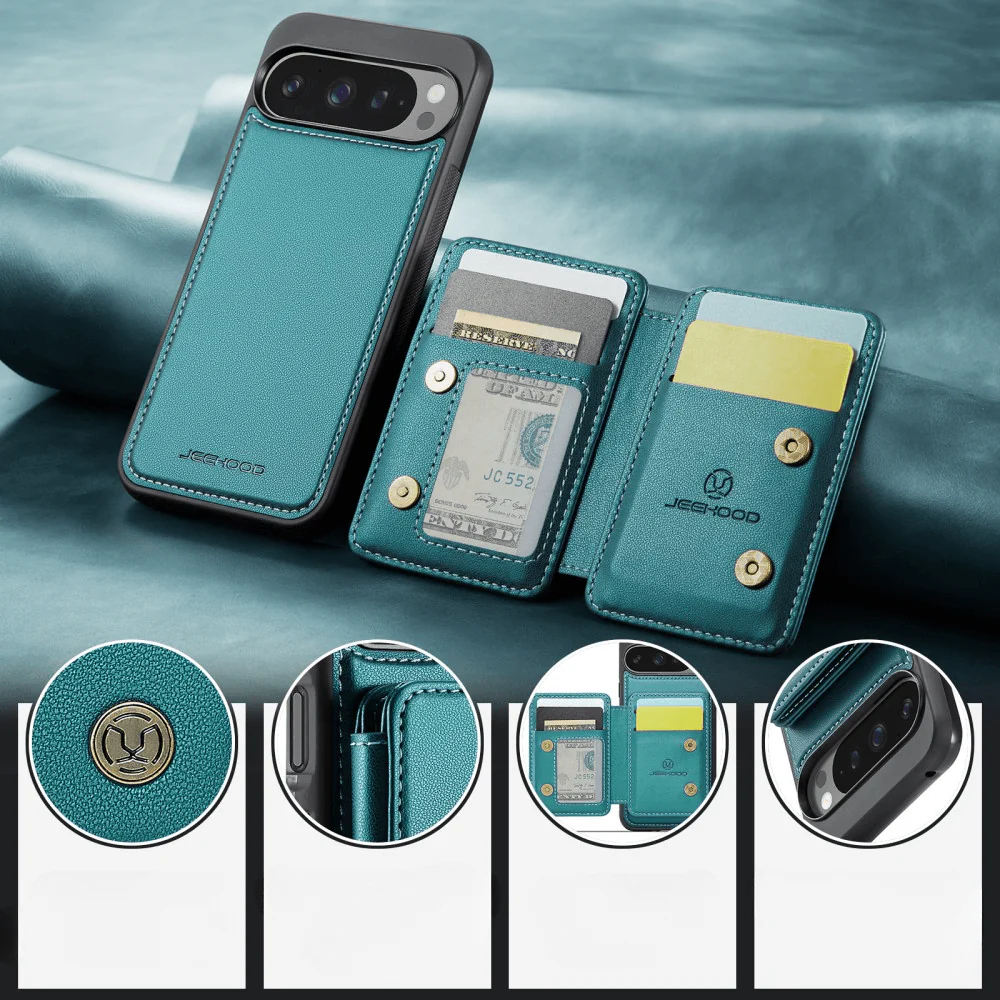 Google Pixel 9 Pro XL - 2-in-1 Backcover mit Kreditkarten-Etui - Image 30
