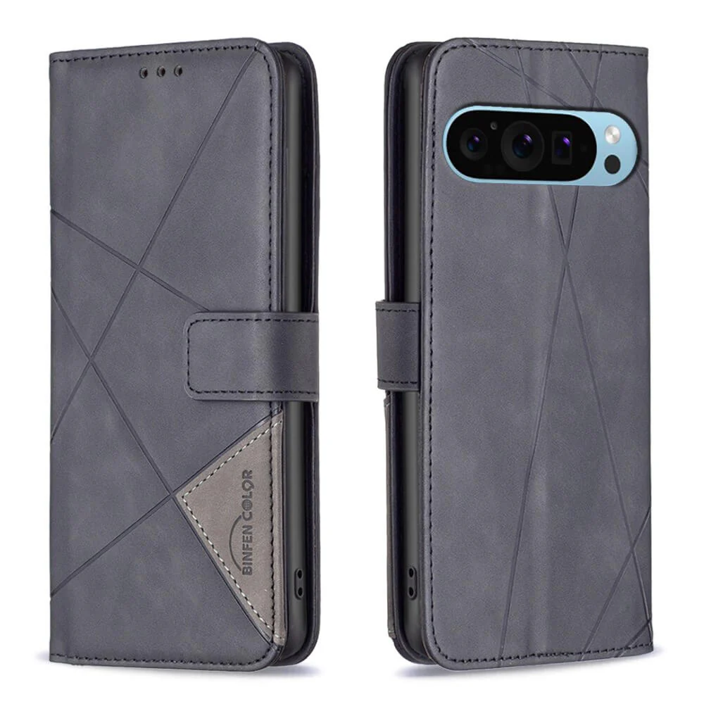 Google Pixel 9 Pro XL  - BINFEN Leder Etui Hülle - Image 4