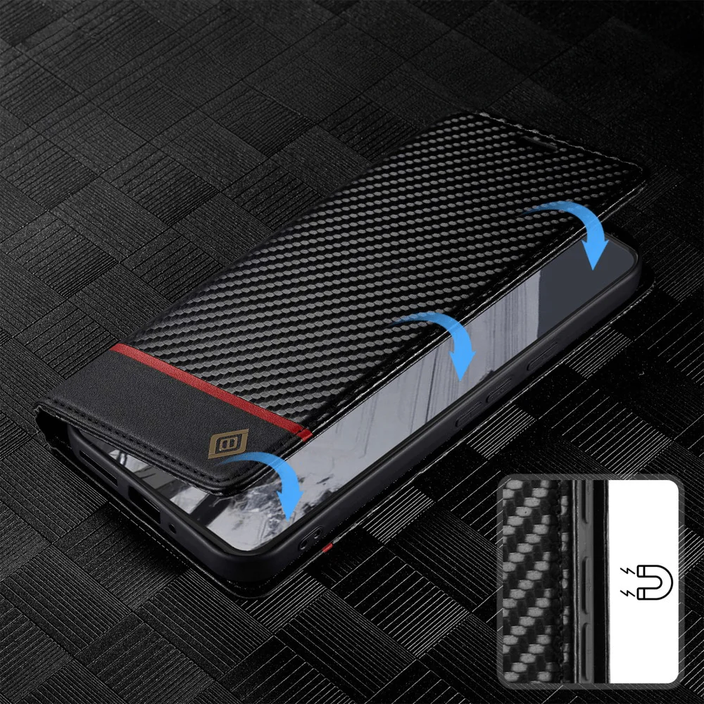 Google Pixel 9 Pro XL - LC.IMEEKE Hülle Carbon Fiber - Image 2