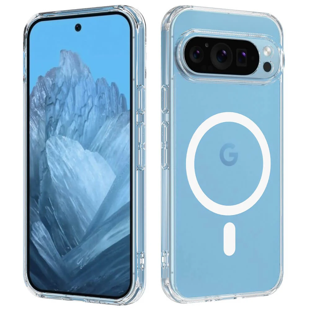 Google Pixel 9 Pro XL - Schützende Acryl-Handyhülle mit Magnet