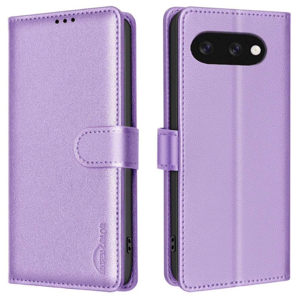 Google Pixel 9a - BINFEN Leder Etui Hülle mit RFID Blocker - Image 10