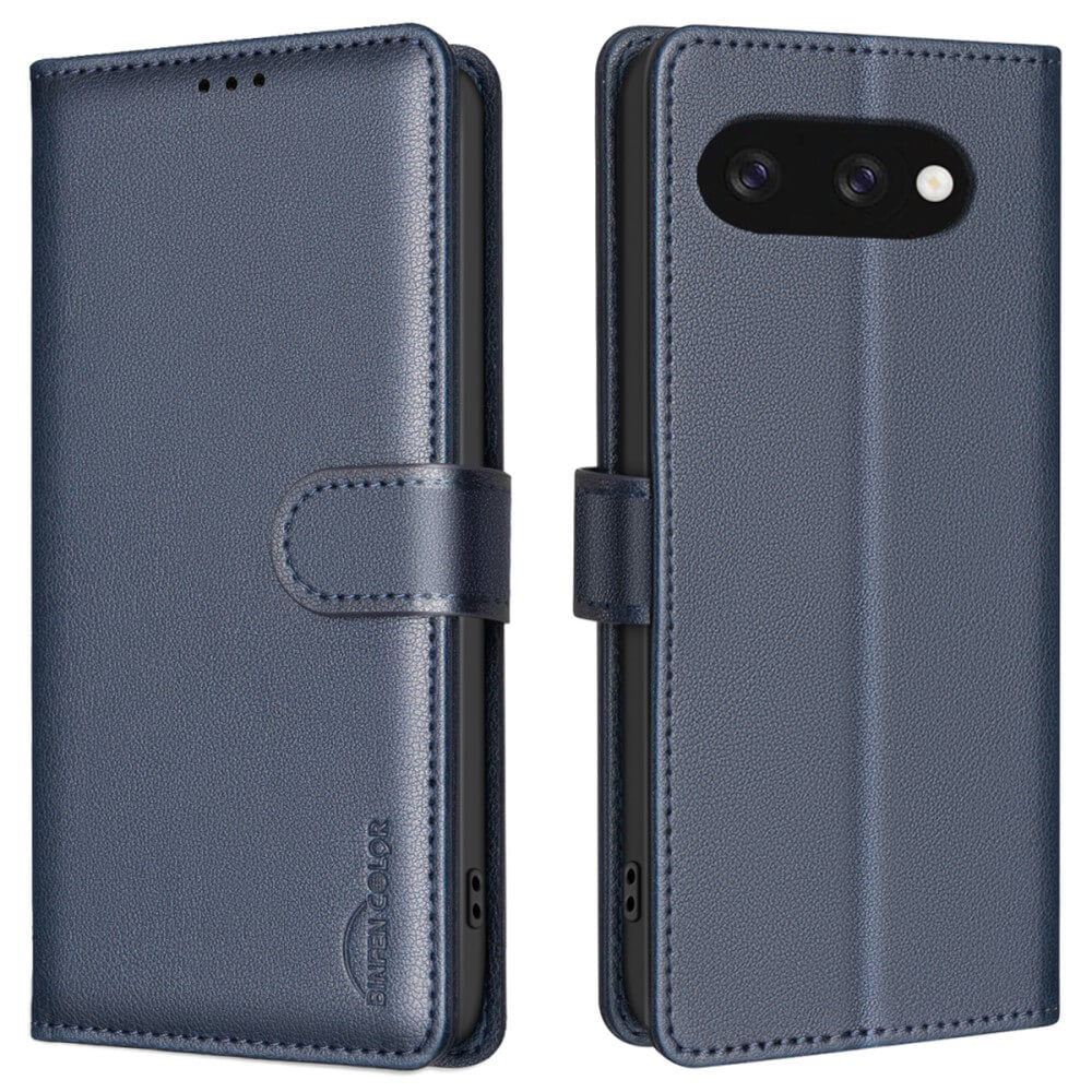 Google Pixel 9a - BINFEN Leder Etui Hülle mit RFID Blocker - Image 19