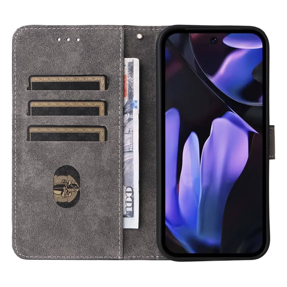 Google Pixel 9a - Ledertasche mit RFID Blocker - Image 23