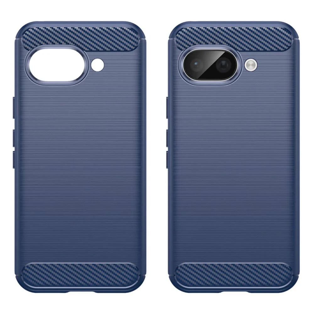 Google Pixel 9a - Metall Carbon Look Hülle - Image 17