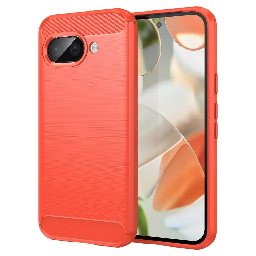 Google Pixel 9a - Metall Carbon Look Hülle - Image 7