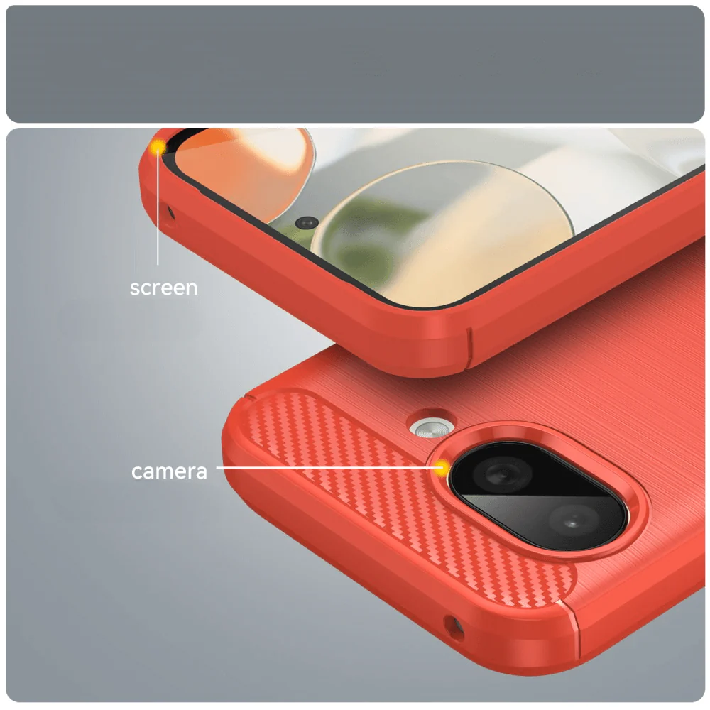 Google Pixel 9a - Metall Carbon Look Hülle - Image 9