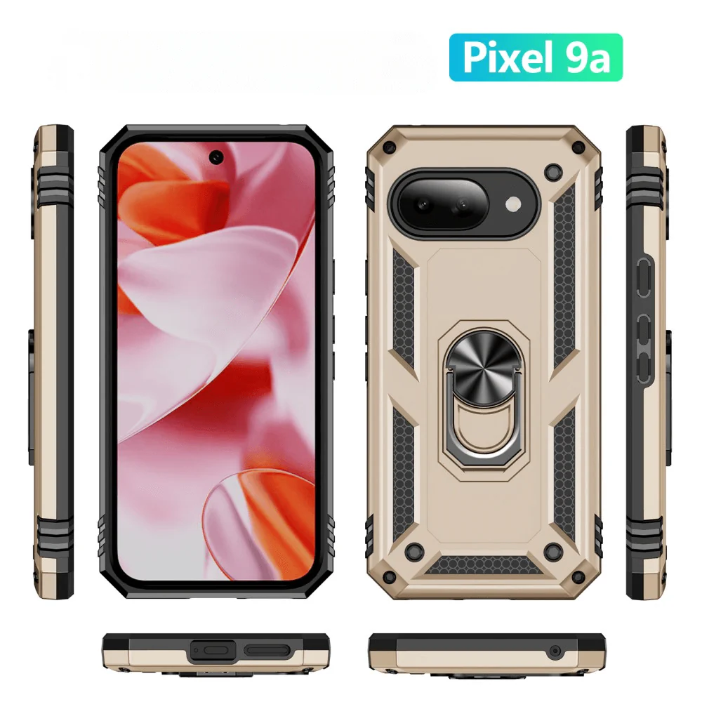 Google Pixel 9a - Robustes Back Cover mit Kickstand - Image 12