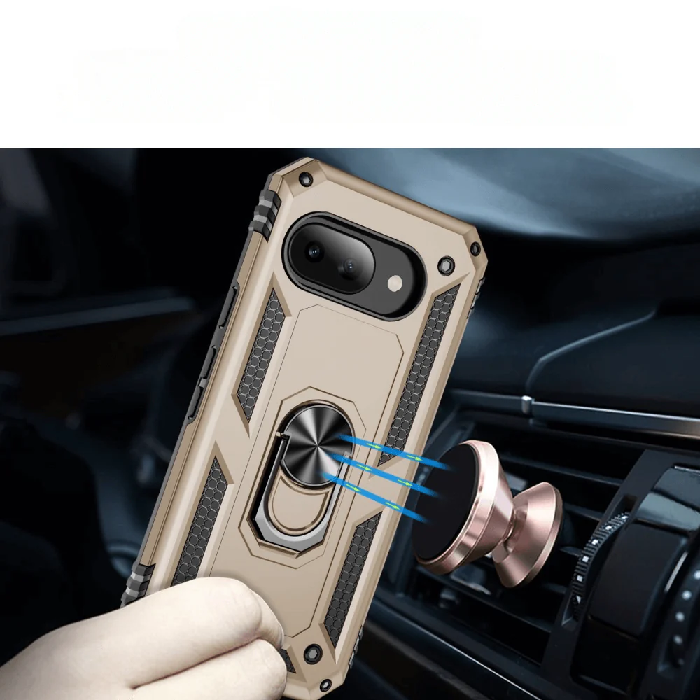 Google Pixel 9a - Robustes Back Cover mit Kickstand - Image 14
