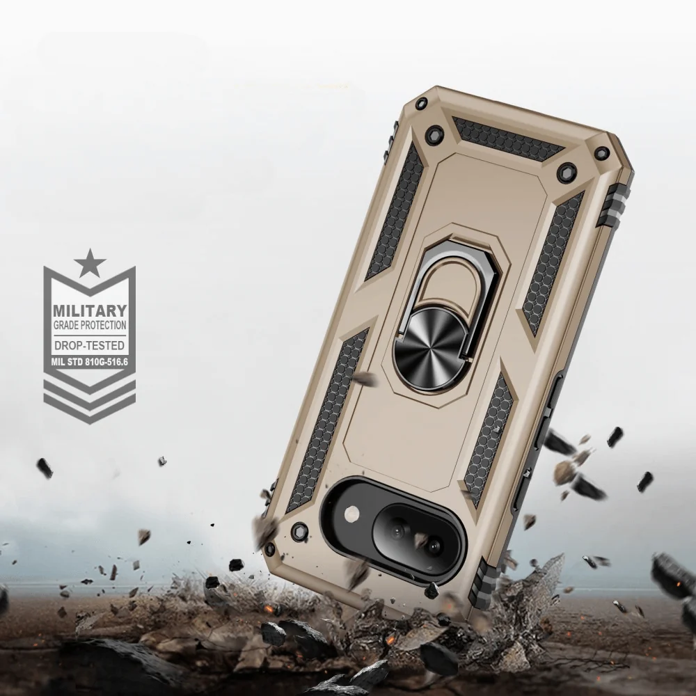 Google Pixel 9a - Robustes Back Cover mit Kickstand - Image 15