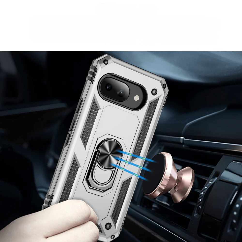Google Pixel 9a - Robustes Back Cover mit Kickstand - Image 19