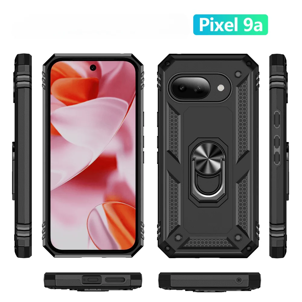 Google Pixel 9a - Robustes Back Cover mit Kickstand - Image 2