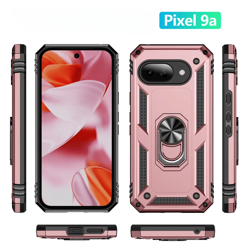 Google Pixel 9a - Robustes Back Cover mit Kickstand - Image 27