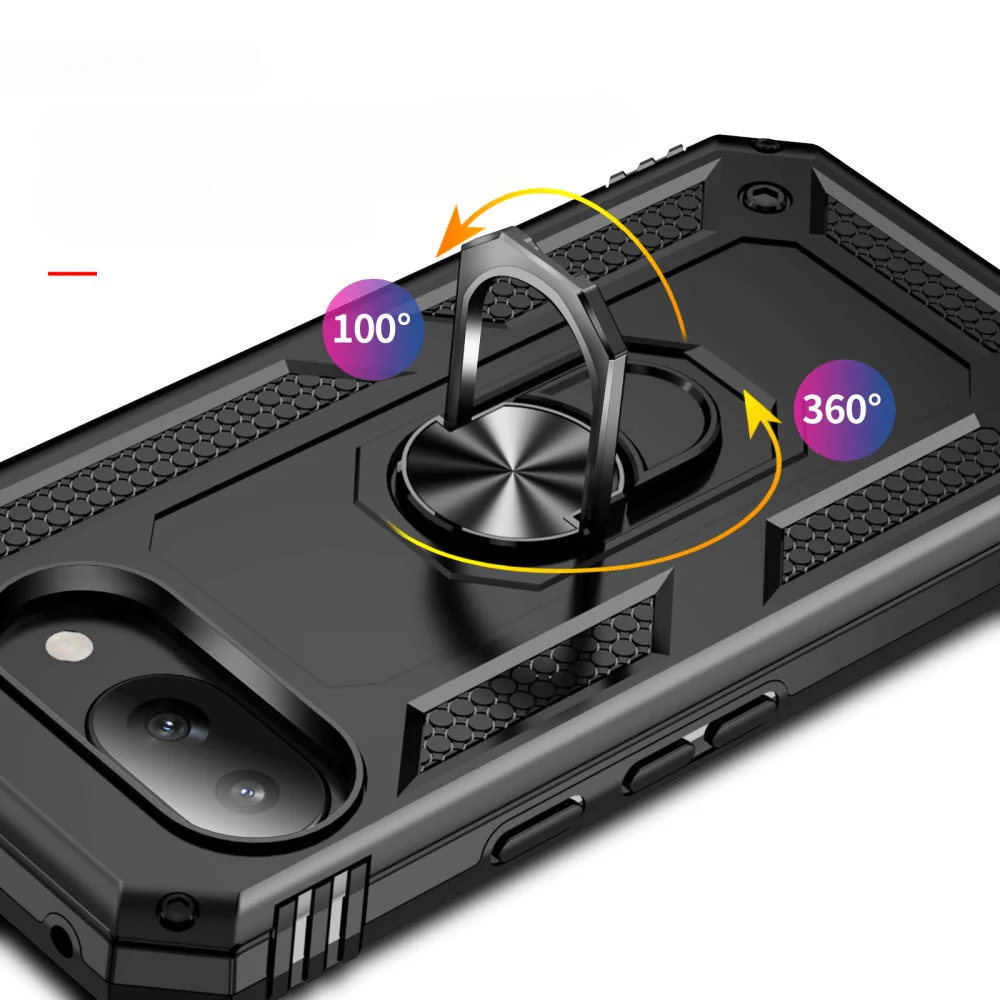 Google Pixel 9a - Robustes Back Cover mit Kickstand - Image 3