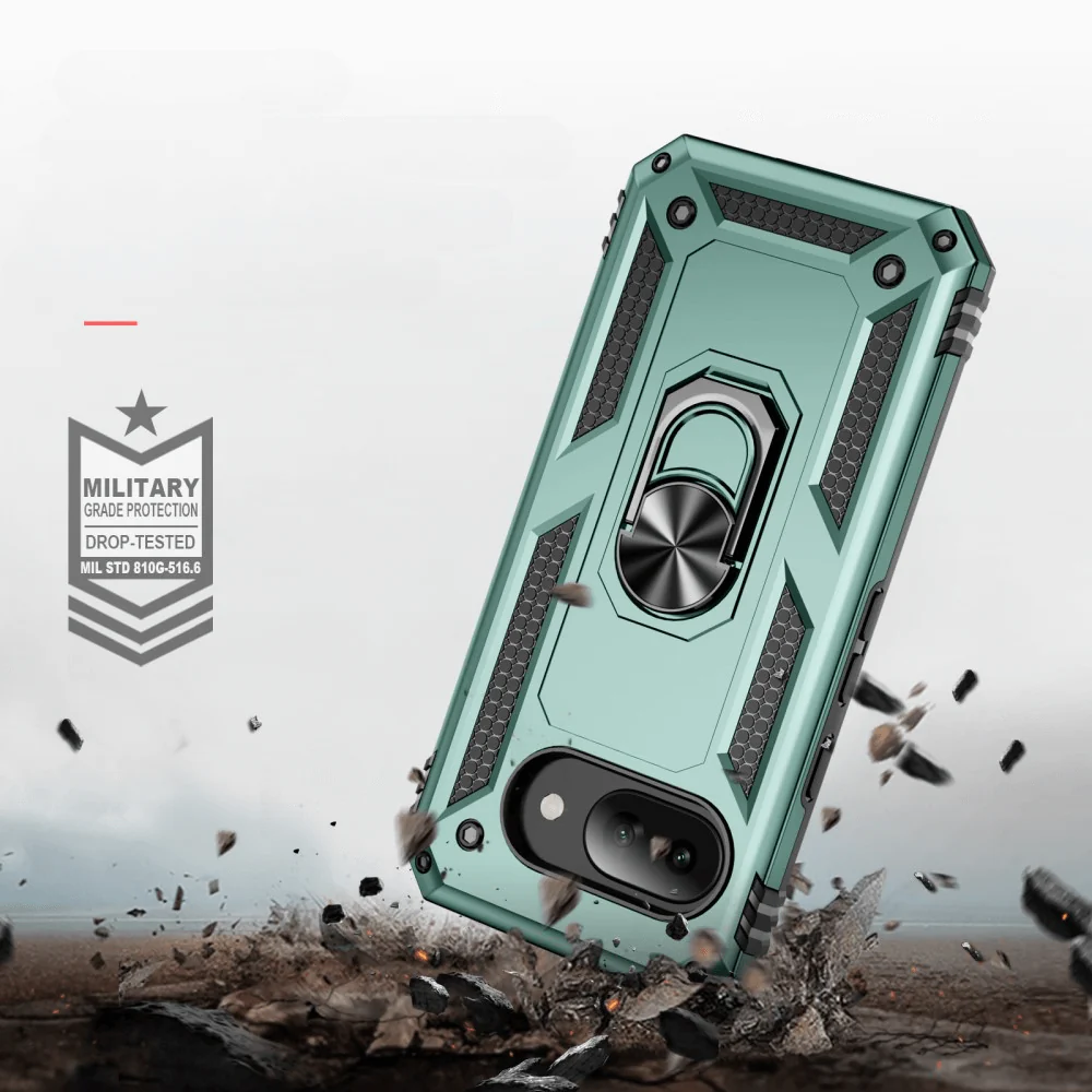 Google Pixel 9a - Robustes Back Cover mit Kickstand - Image 35