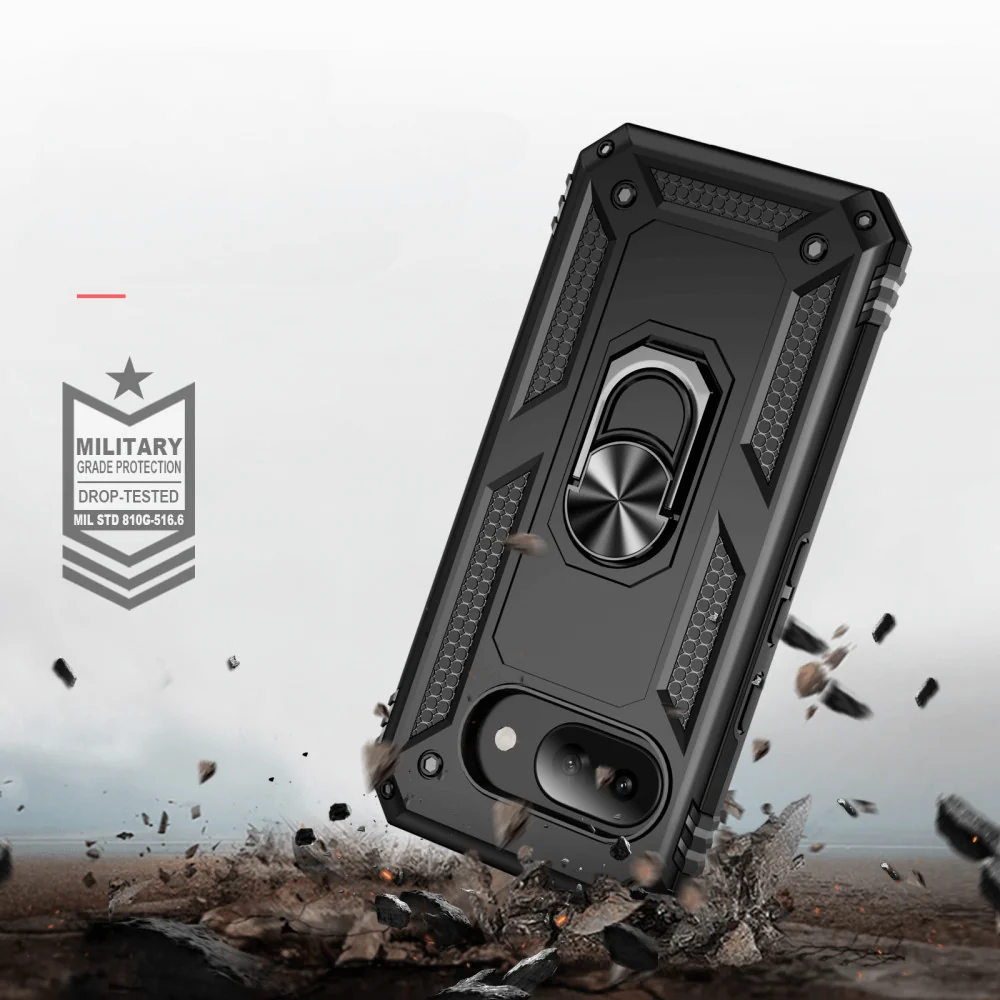 Google Pixel 9a - Robustes Back Cover mit Kickstand - Image 5